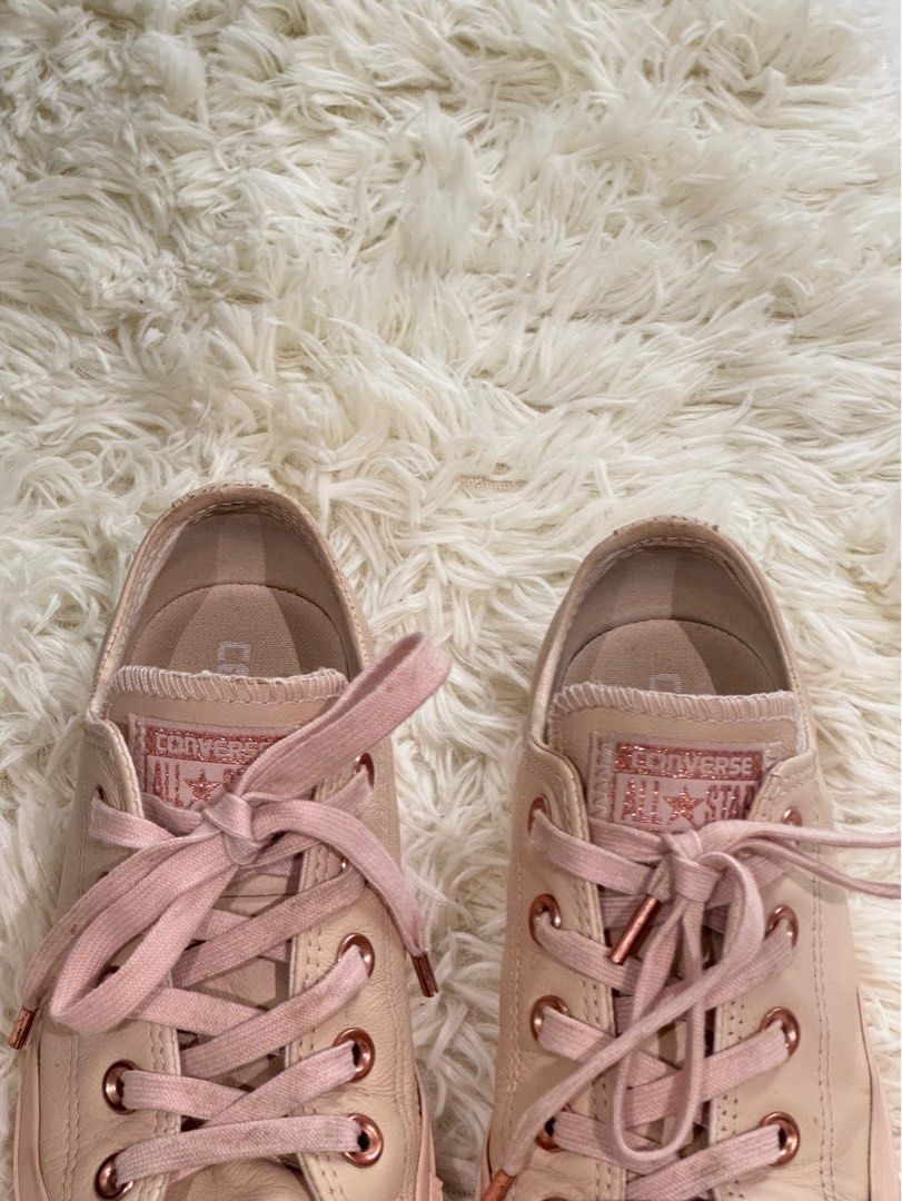 Rose gold converse size 6 shop