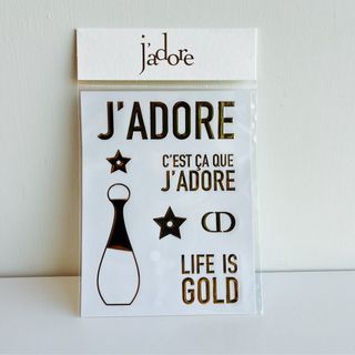 Limited Collector's Edition❗️Dior j'adore sticker commemorative sticker629452729564191116