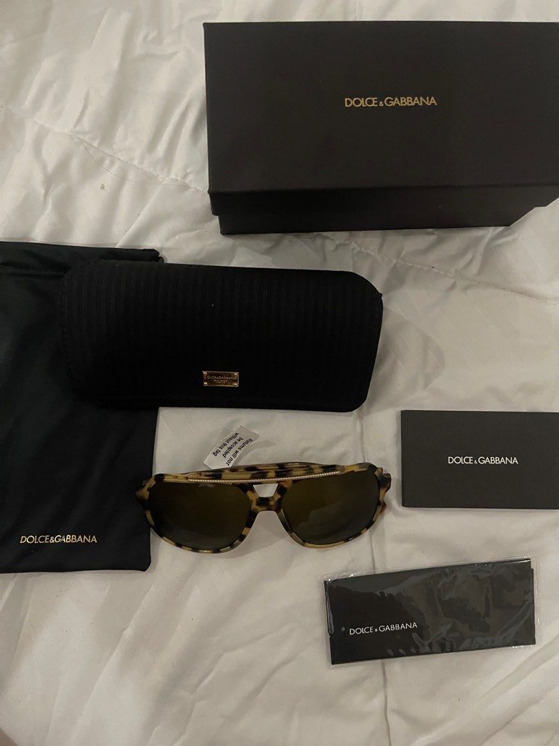 Dolce & Gabbana Sunglasses / Shades (Category: Sunglasses & Eyewear) located in Cainta. Submitted by declutter.bby (Listing ID 1339506442, Image 2). Description: Bought from Spain as pasalubong; extra Never worn, complete inclusions :).