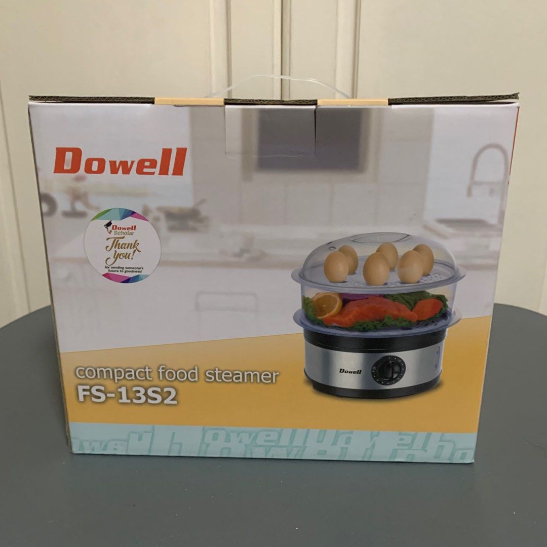 Dowell Compact Food Steamer (Category: Cookware & Accessories) located in Paranaque City. Submitted by mayan_q (Listing ID 1339517869, Image 1). Description: ✔ 💵💳Full-Payment via BDO or Gcash ✔️🚚🚀 Delivery fee will be shouldered by the buyer ✔ Sucat Parañaque or Ortigas area ‼️Manage your expectations ‼️ No Return No Exchange 📲 MESSAGE ME FOR ORDERS AND INQUIRIES .