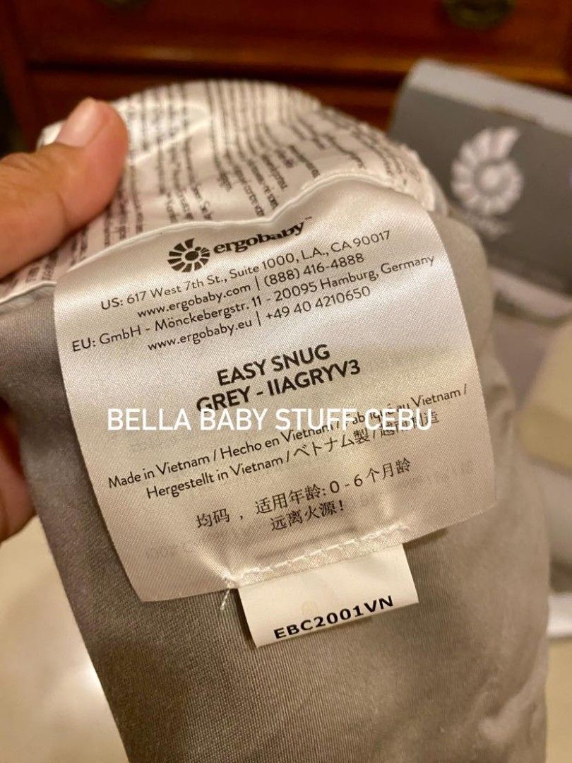 ergobaby infant insert (Category: Carriers & Slings) located in Cebu City. Submitted by bellababystuffcebu (Listing ID 1339446527, Image 3). Description: ergobaby infant insert Compatible with ergobaby original & 360 carriers Good as New PICK UP TALISAY | DELIVERY BUYERS EXPENSE.