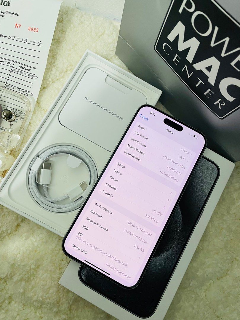 For sale/swap iphone 15promax 256GB Factory unlocked 100bh under