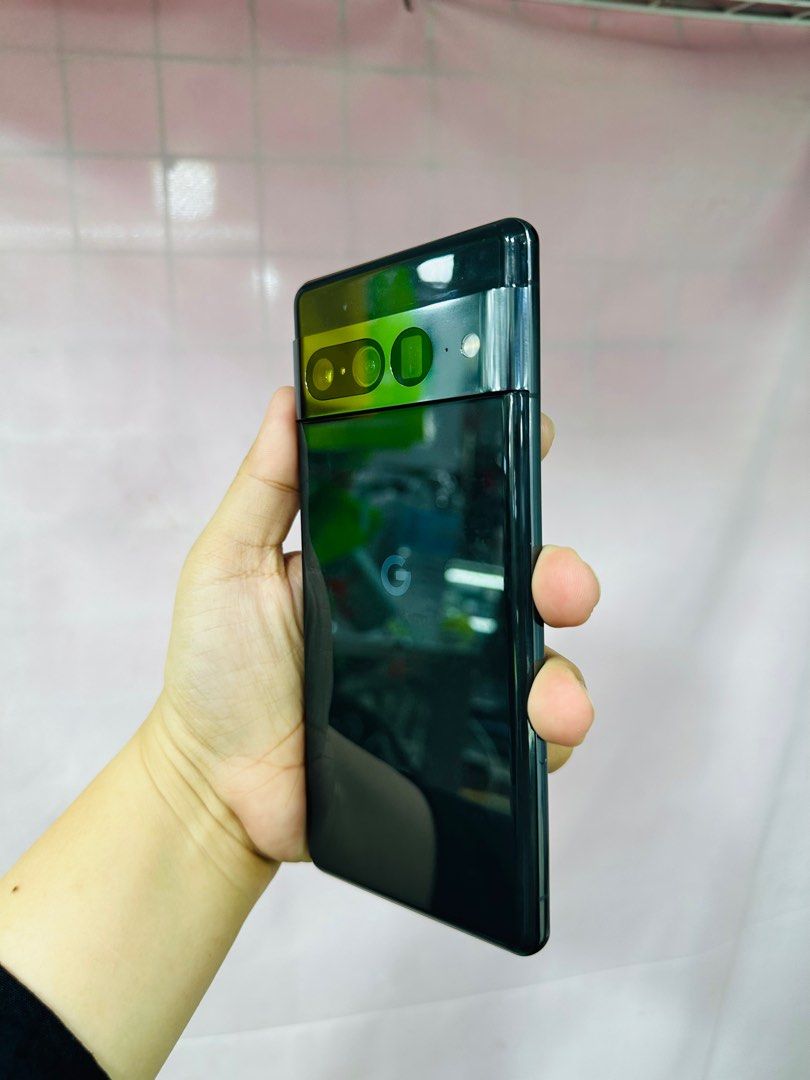 Google Pixel 7 Pro 128gb JP FU (Category: Google Pixel) located in San Juan City. Submitted by javedsgadgetshop (Listing ID 1339382534, Image 2). Description: OPEN FOR INSTALLMENT VIA CREDIT CARD/GGIVES/SPAY/BILLEASE & SWAP/TRADE-IN! BUY AND SELL! Quick Specs : Google Pixel 7 Pro •128gb •JP Variant •Good batt health •Factory Unlock •95% Smoothness •No hidden issue | No Repaired •100% Authentic | Not Refurbished •w/ OEM Charger & store warranty ❣️