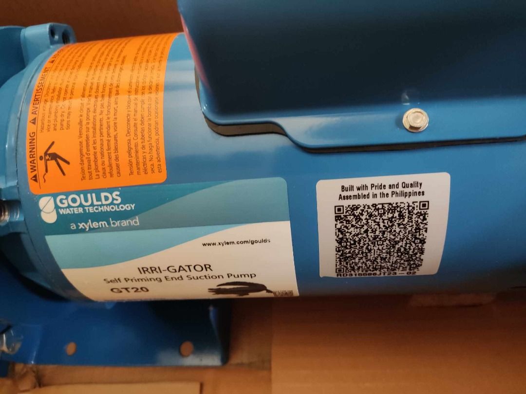 Goulds pump (Category: Construction Tools & Equipment) located in Manila. Submitted by 09150361920ronvillaflor (Listing ID 1339392154, Image 3). Description: Goulds pump Specs: GT20 PRICE: 36,700 For inquiries GLOBE:📞 ☎ 0⃣9⃣1⃣5⃣0⃣3⃣6⃣1⃣9⃣2⃣0⃣ 📞 ☎ 0⃣9⃣1⃣5⃣0⃣3⃣6⃣1⃣9⃣2⃣0⃣ Email me@ 📫 📑 r-o-n-.-h-a-y-a-i-@-g-m-a-i-l.c-o-m Check my Carousell: https://www.carousell.ph/u/ronvillaflor0/ PRICE MAY CHANGE WITHOUT PRIOR NOTICE‼️ .