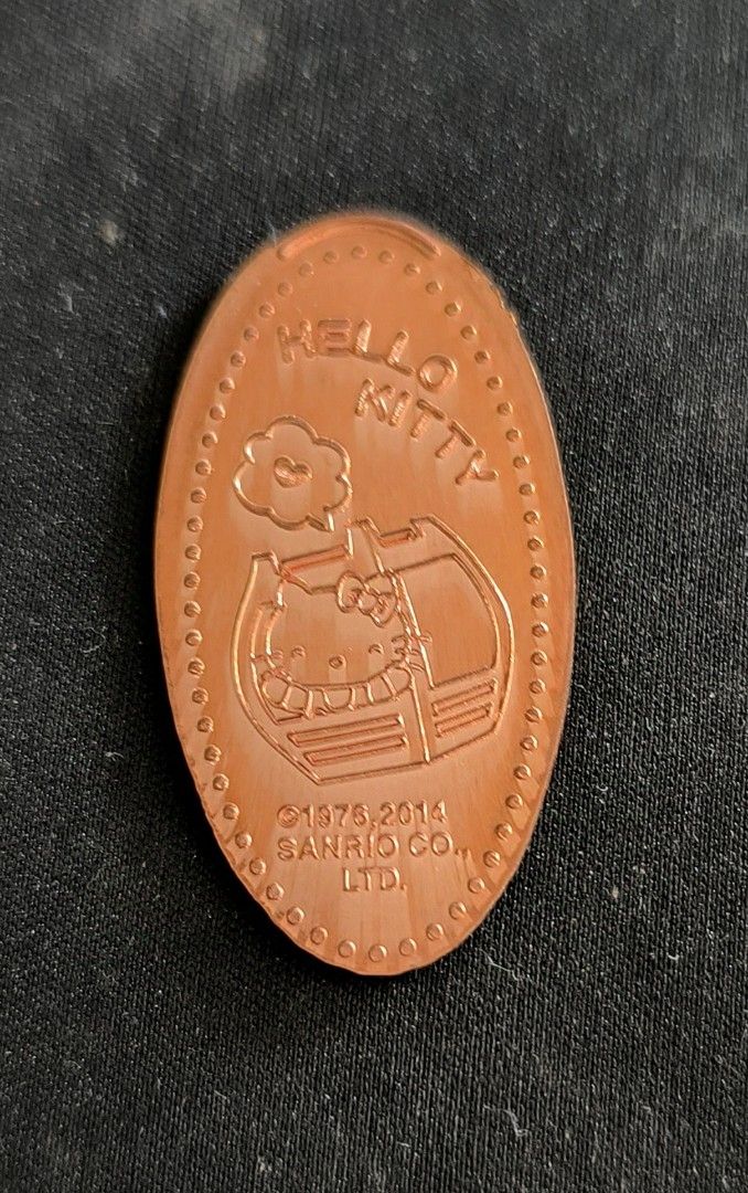 Hello Kitty Pressed Coins - 1 set of 3 coins, Hobbies & Toys, Toys ...