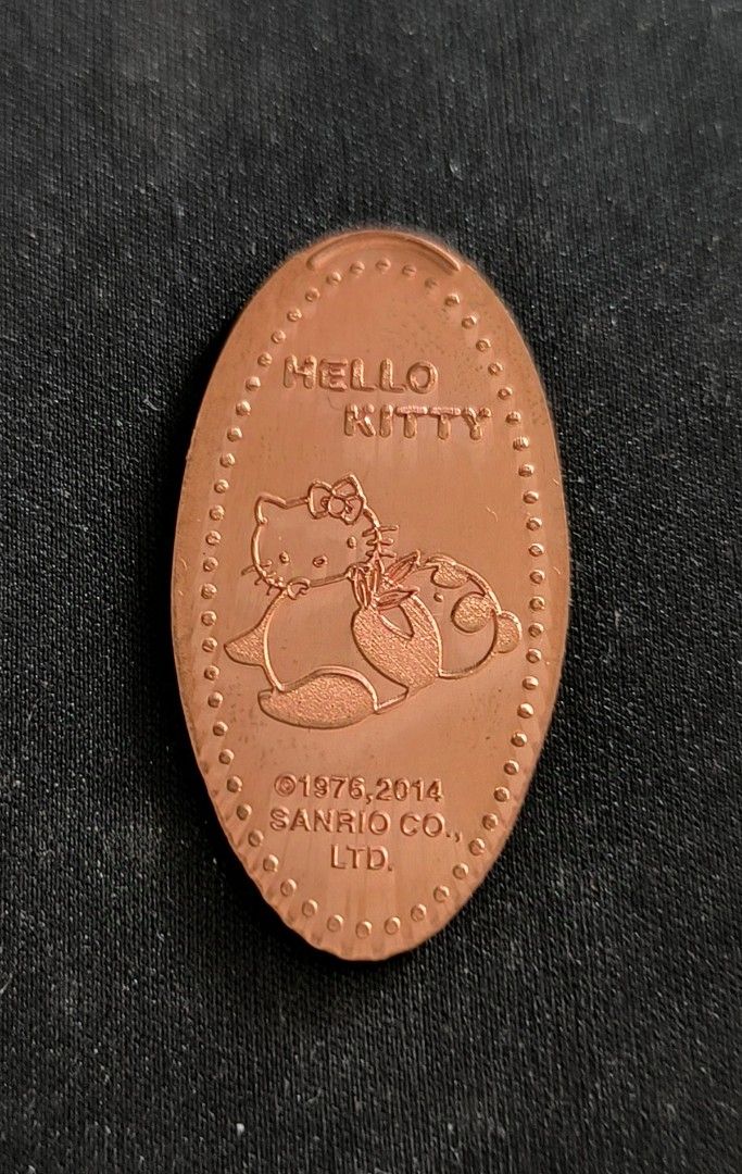 Hello Kitty Pressed Coins - 1 set of 3 coins, Hobbies & Toys, Toys ...