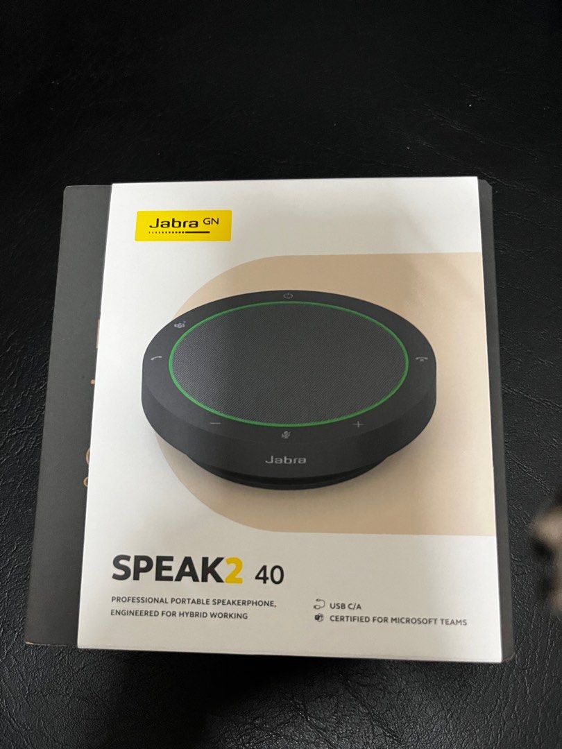 Jabra speak 2 40 (Category: Soundbars, Speakers & Amplifiers) located in Pasig City. Submitted by elevenitsolutions (Listing ID 1339445906, Image 1). Description: jabra speak 2 40 speaker on hand .