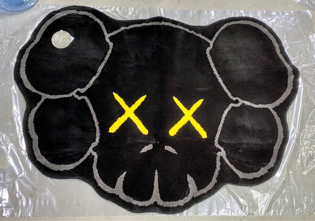 Original Fake × Gallery1950 skull mat Kaws 地氈地毯carpet original fake x G1950 skull mat, 興趣及遊戲