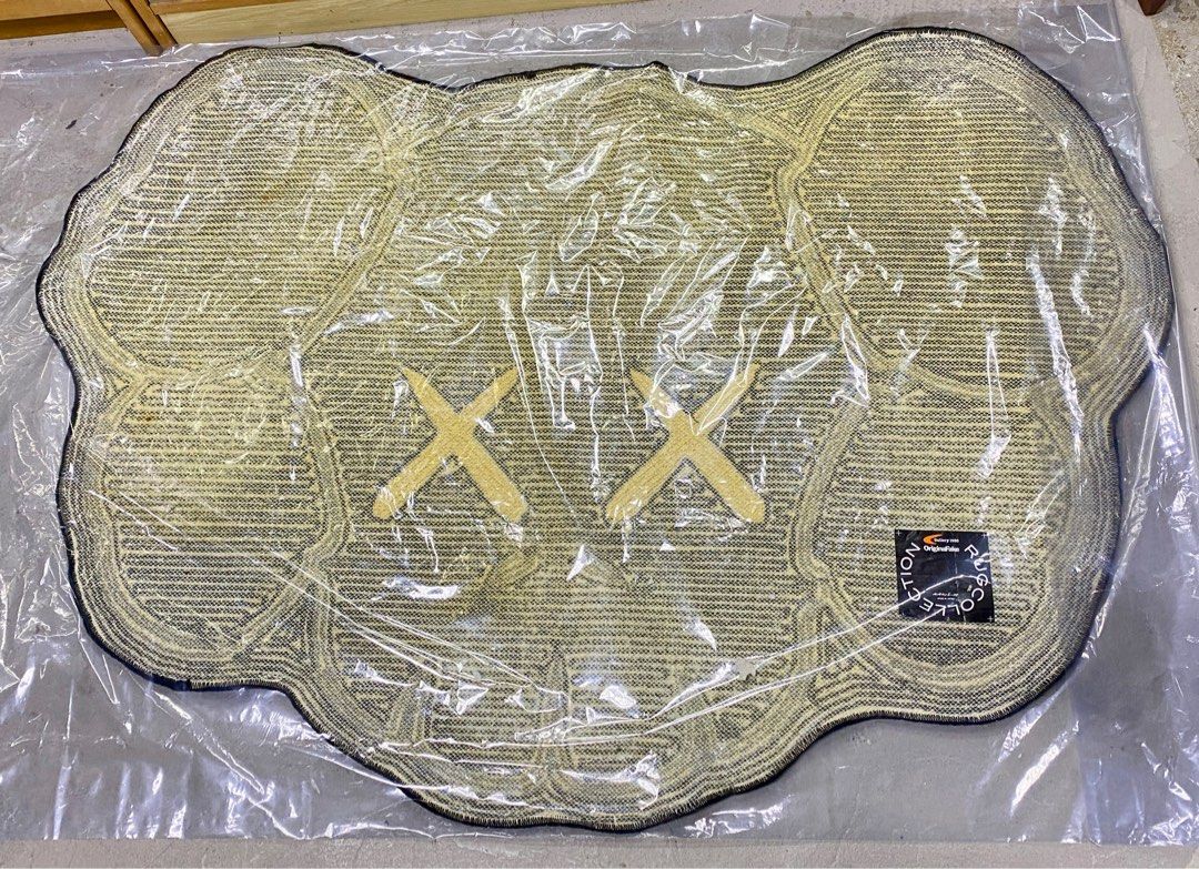 Original Fake × Gallery1950 skull mat Kaws 地氈地毯carpet original fake x G1950 skull mat, 興趣及遊戲