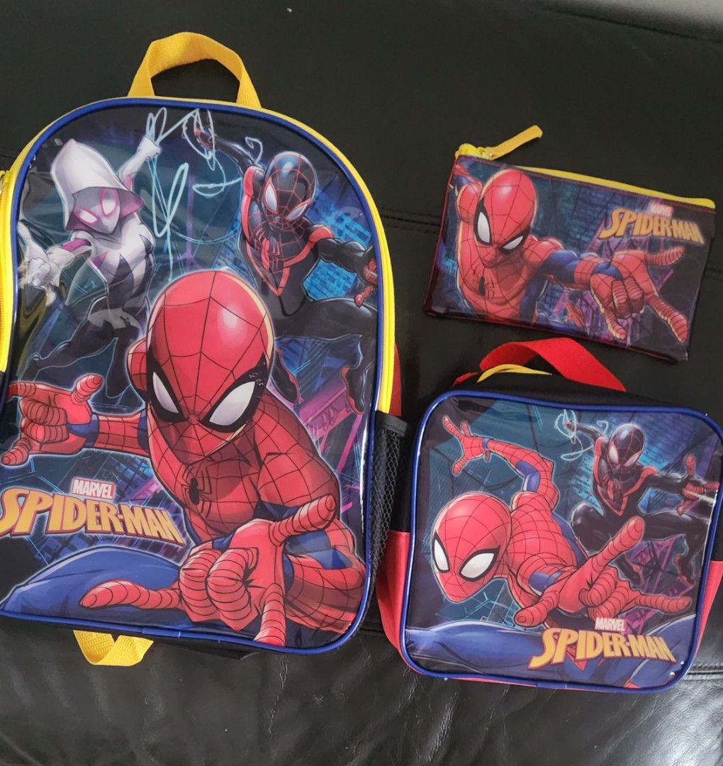 Beg sekolah spiderman top
