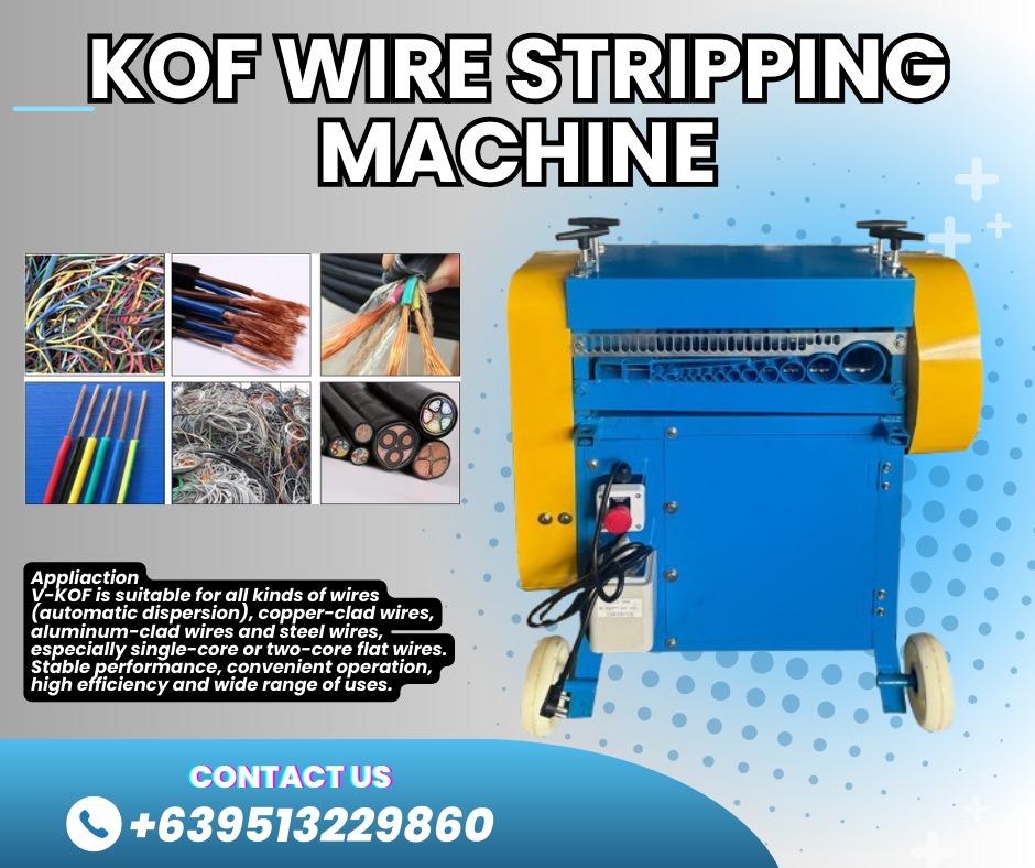 KOF Wire Stripping Machine, Everything Else, Others on Carousell