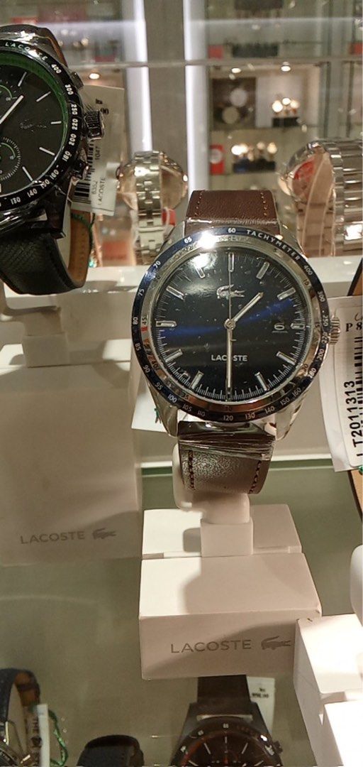 Lacoste Watch Tachymeter (Category: Men's Watches) located in Quezon City. Submitted by captal (Listing ID 1339526119, Image 2). Description: Lacoste Watch Tachymeter Brand New RFS: company incentive, spare watch.