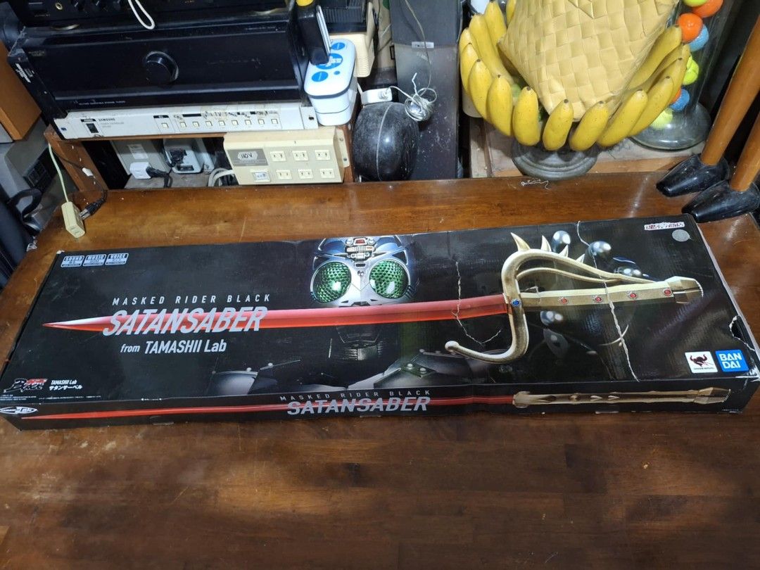 Masked rider black satansaber from tamashi lab bandai toy (Category: Figurines & Statues) located in Manila. Submitted by gerard.gerard6 (Listing ID 1339498382, Image 2). Description: Masked rider black satansaber from tamashi lab bandai toy.
