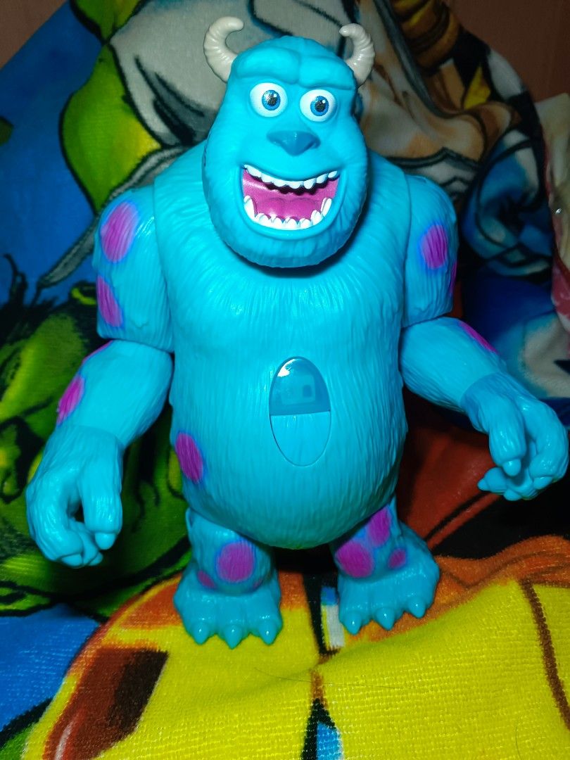 Mattel Disney Pixar Monsters Inc Sulley Action Figure Talking ...