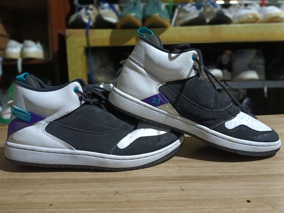 Nike Air Jordan Fadeaway Black White Grap size 42,5