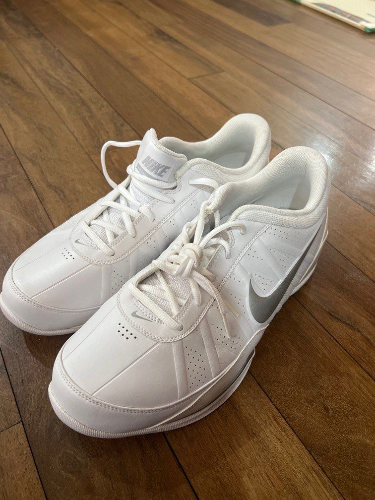 Nike Air Ring Leader Low Basketball Shoes 488102 102 White Sneakers Size 11.5 Men s Fashion Footwear Sneakers on Carousell