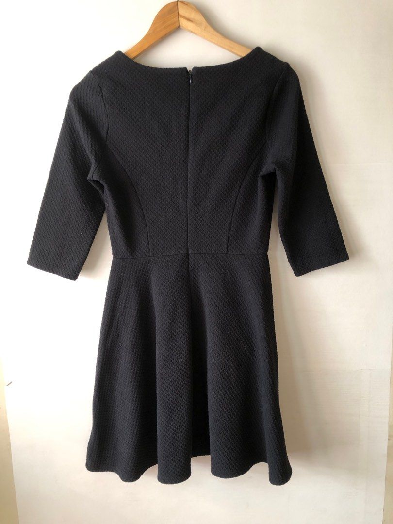 Old Navy Black Skater Dress Medium