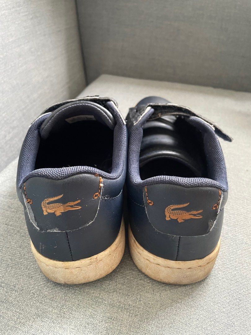 Original Lacoste Sneakers (Category: Sneakers) located in Mandaluyong City. Submitted by gabbie_0708 (Listing ID 1339387560, Image 3). Description: Original Lacoste Sneakers bought in Singapore Size 6.