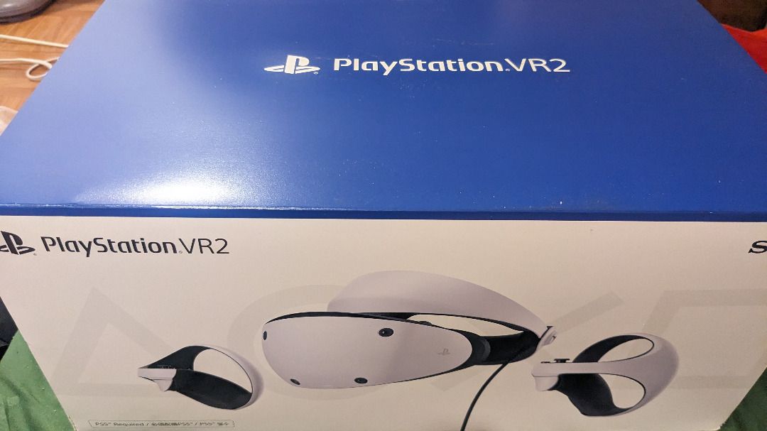PlayStation VR2 with Charging Station (Category: PlayStation) located in Muntinlupa City. Submitted by soapbrick (Listing ID 1339373459, Image 2). Description: Barely used unit. Pickup and test only at house in Alabang Muntinlupa for your peace of mind. Please bring your own console unit to test. Pickup and test times are Sunday and Monday only. Lost receipt, no warranty. Boxes are NOT in good condition. All original accessories, cables, etc. are