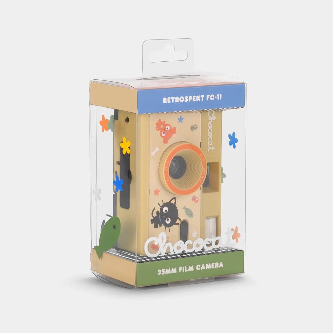 Pre-order / Chococat 35mm Film Camera (Category: Cameras) located in San Antonio. Submitted by melodramaforever (Listing ID 1339380290, Image 2). Description: PRE-ORDER Chococat 35mm Film Camera This pre-order requires full payment. ETA to PH: 2-4 weeks upon ordering Playfully colorful, this easy-to-use FC-11 film camera includes flower designs, fish accents and Chococat’s friend Cookie Bau. Created by Retrospekt and Sanrio exclusively for their 