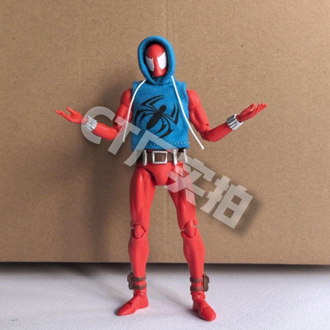 Figurine Spider-Man Mafex 185 - Costume Classique Et Miles Morales - Ct Toys