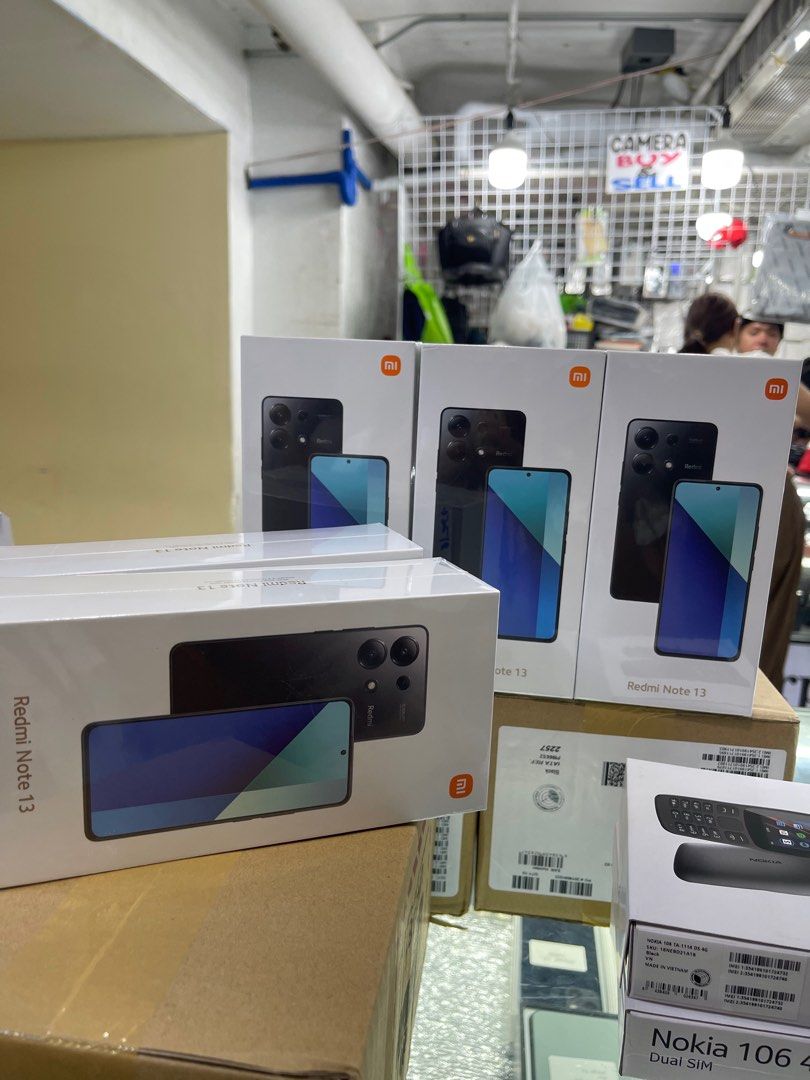 Redmi Note 13 (Category: Xiaomi) located in Pasig City. Submitted by melissaomb01623 (Listing ID 1339403867, Image 3). Description: Redmi Note 13 8gb Ram 256gb Rom Brand new sealed 1 year warranty 📌pick up store in greenhills shopping center 📌we do cod in metro manila and near provinces just add sf only 📌we ship nationwide via LBC 📌we accept swap/trade in 📌we accept credit card installment 📌we accept ggives 📌for fast transaction make a cal