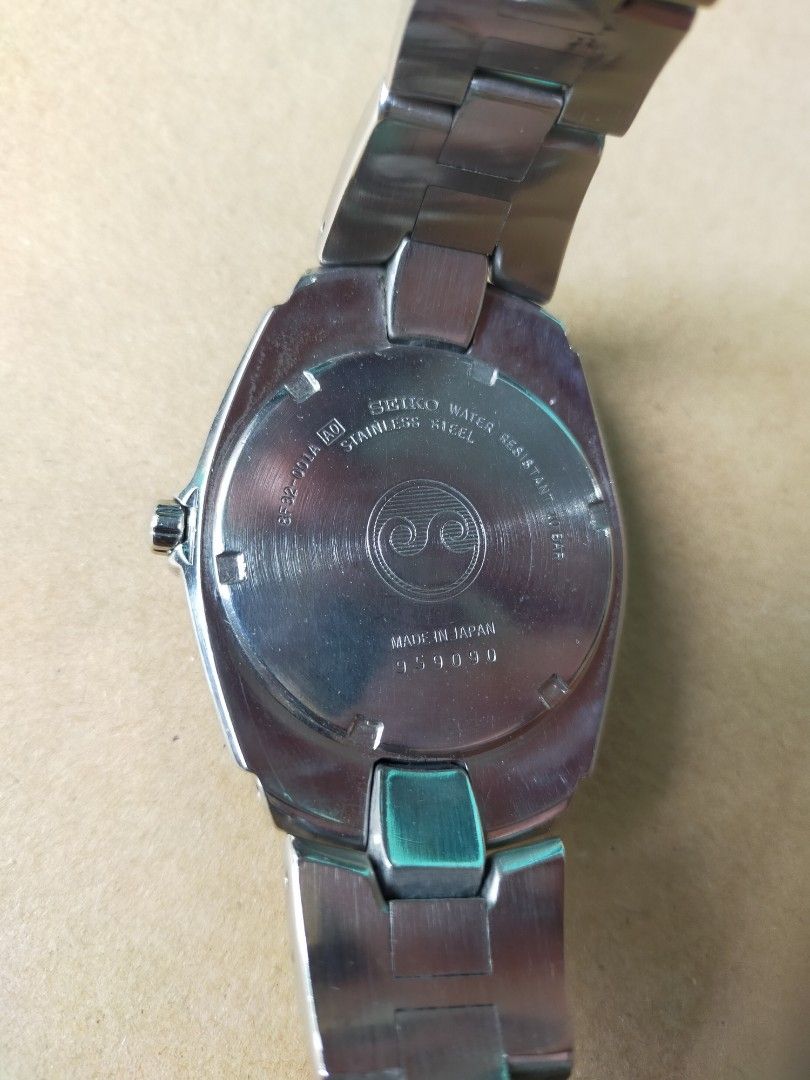 Seiko 8F32-001A Perpetual Calendar✨ (Category: Luxury Watches) located in Cabuyao City. Submitted by DabidsThrift. (Listing ID 1339393189, Image 3). Description: Seiko 8F32-001A Perpetual Calendar✨ Water Resistant 10bar Rare/Vintage Seiko Bracelet Newly Polished 4.5k.