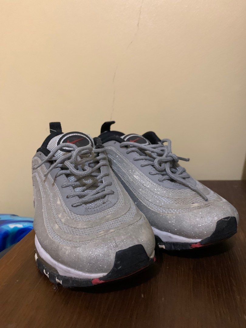 Sepatu Nike Air Max 97 silver bullet UK 38-24cm, Fesyen Wanita