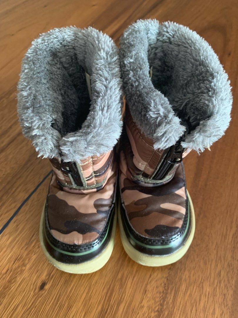 Size 16cm Winter Snow Boots Babies Kids Babies Kids Fashion on Carousell