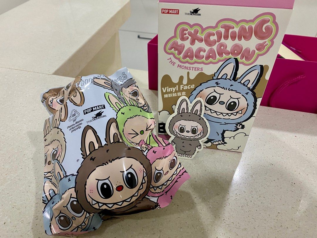 [FAST DEAL] The Monster Labubu V1 Tasty Macaron Sesame Bean, Hobbies ...