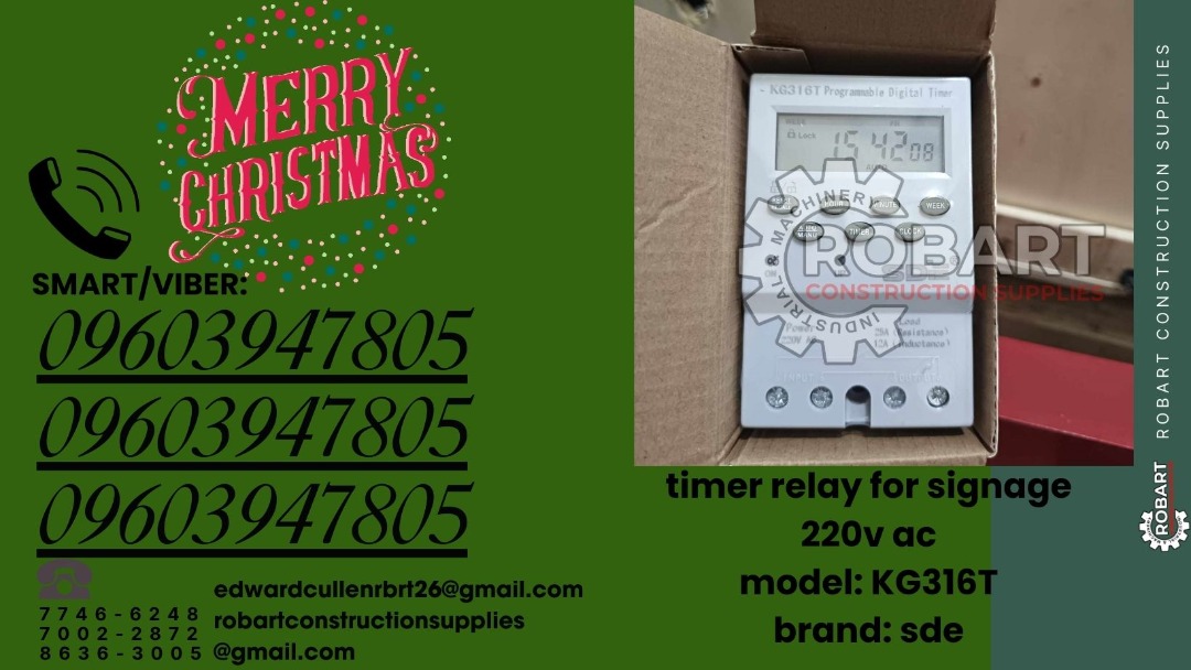 timer relay for signage 220v ac model: KG316T brand: sde, Community on ...