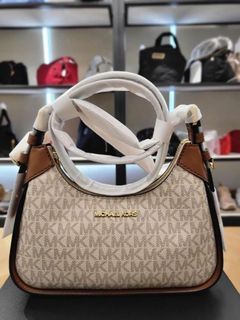 US Bought Authentic Original Michael Kors MK Wilma Vanilla Womens Satchel Crossbody Sling bag