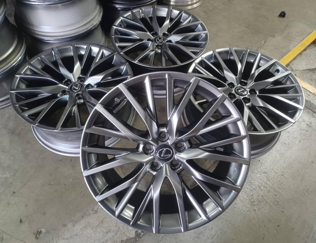 Lexus Rx200t Rims Used rim 20 original lexus rx200 turbo.. hype black colour.. 8jj et53 ...