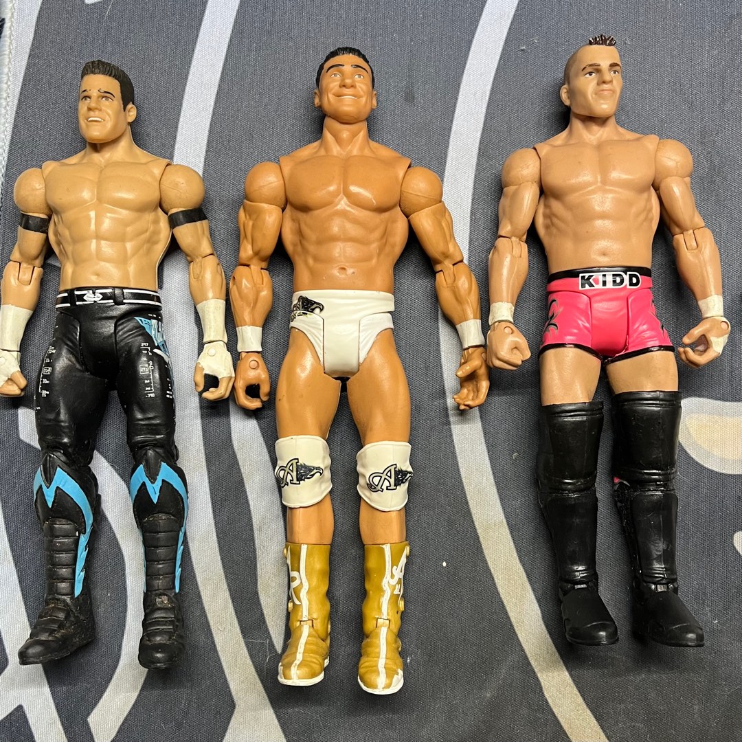 (1 Set) WWE Mattel Basic Series Action Figure Evan Bourne Alberto Del ...