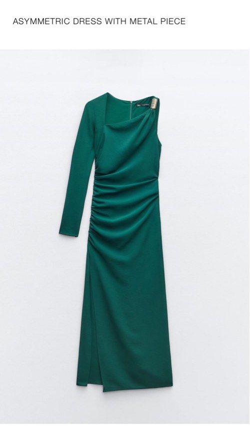 Zara asymmetric dress (Category: Dresses) located in Quezon City. Submitted by Jessjess19 (Listing ID 1339499800, Image 1). Description: Used once for a wedding.