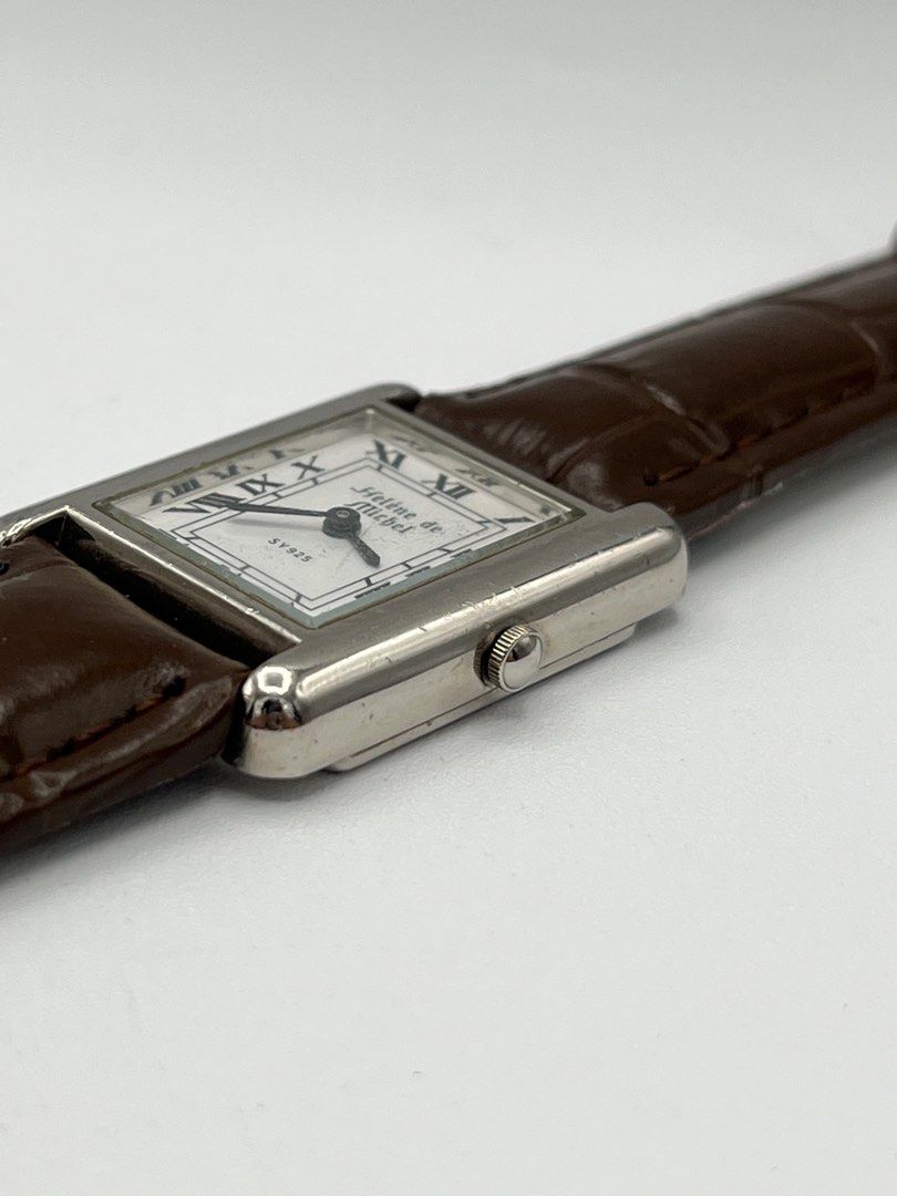 1990s Helene De Michel Tank Roman Dial, Luxury, Watches on Carousell