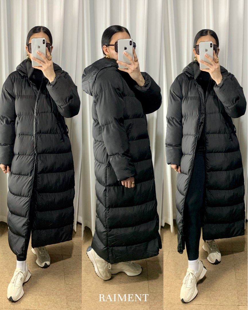 AVAILABLE Thick long puffer coat Winter coat Black long puffer coat Please read first the description below Women s Fashion Coats Jackets and Outerwear on Carousell