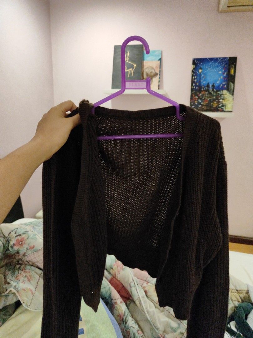 brown cardigan (Category: Coats, Jackets and Outerwear) located in Quezon City. Submitted by preadored (Listing ID 1342713178, Image 1). Description: .