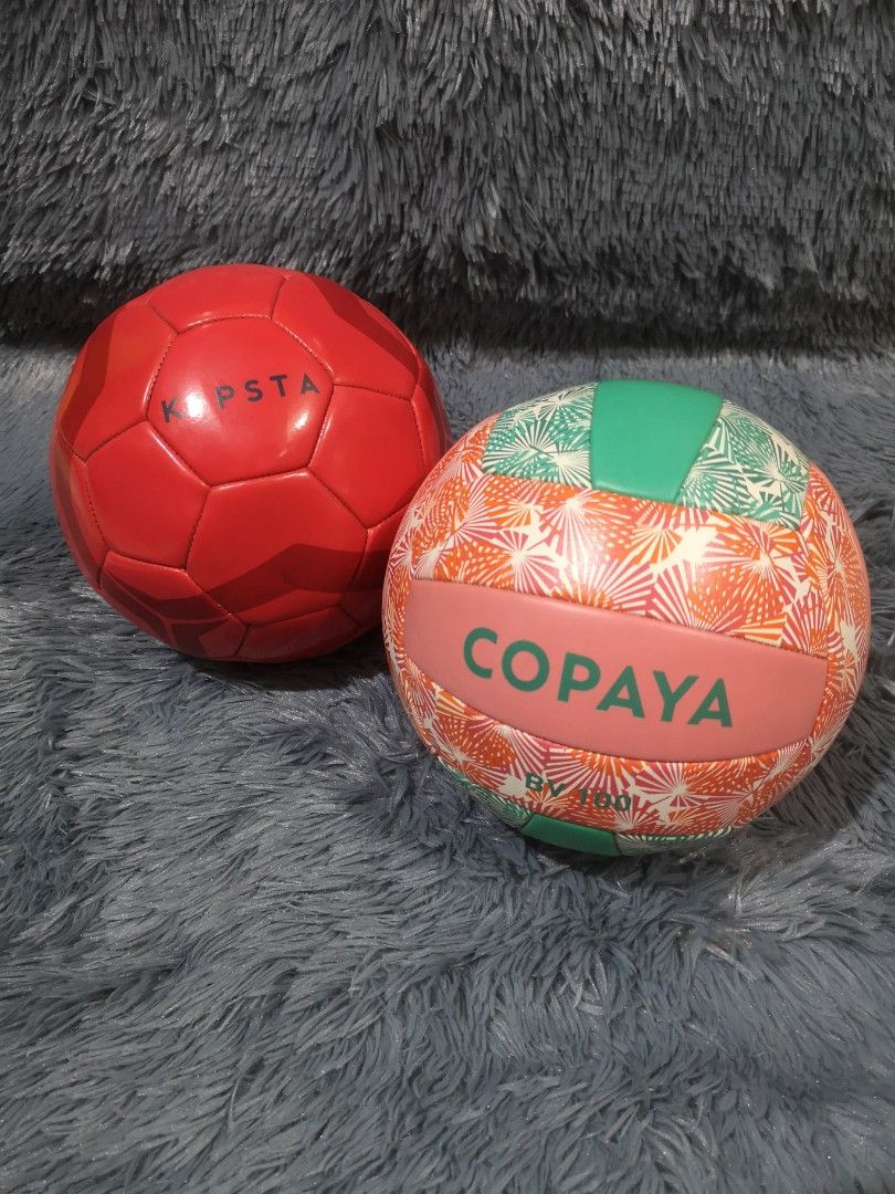 Copaya BV 100 & Kipsta Soccer Ball (Category: Racket and Ball Sports) located in Manila. Submitted by thechecklistph (Listing ID 1342690859, Image 1). Description: Copaya BV 100 P350 Lightly used. Kipsta Soccer Ball P299 Lightly used. Pick up or shipping shouldered by buyer.