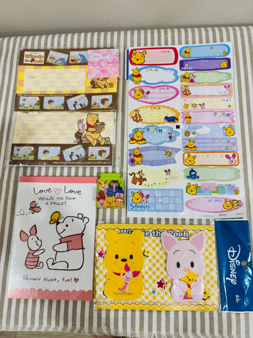 Disney Winnie the Pooh stationery, Hobbies & Toys, Stationery & Craft ...