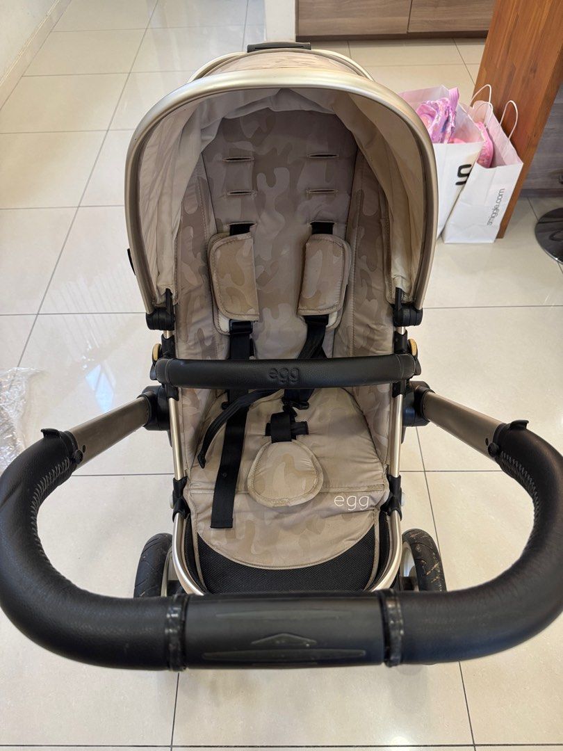 Egg Stroller Camo Sand on Gold Babies Kids Going Out Strollers on Carousell