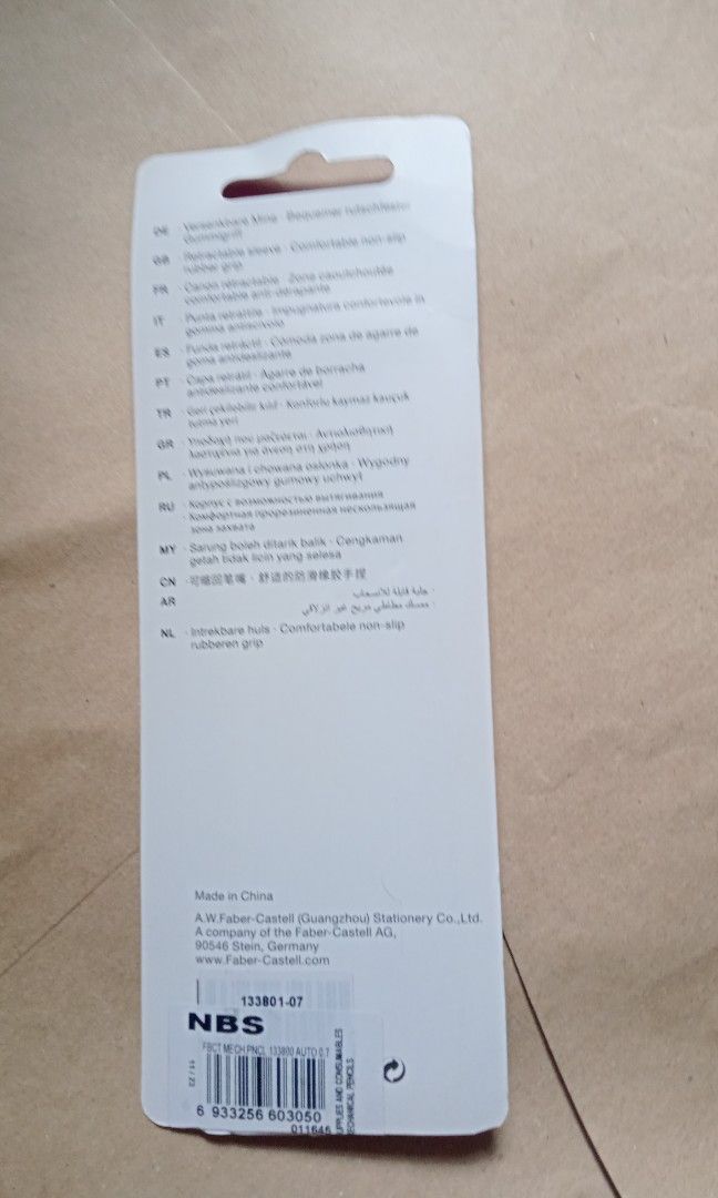 Faber Castell Mechanical Pencil (Category: Stationery & School Supplies) located in Quezon City. Submitted by zariaisla (Listing ID 1342700690, Image 2). Description: Mechanical Pencil brand new.