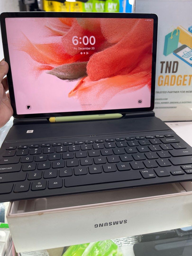 Galaxy Tab S7 FE (Category: Android) located in Pasig City. Submitted by melissaomb01623 (Listing ID 1342835320, Image 1). Description: Galaxy Tab S7 FE 6gb Ram 128gb Rom Preloved complete with box with samsung keyboard 📌pick up store in greenhills shopping center 📌we do cod in metro manila and near provinces just add sf only 📌we ship nationwide via LBC 📌we accept swap/trade in 📌we accept credit card installment 📌we accept ggives 📌for fast
