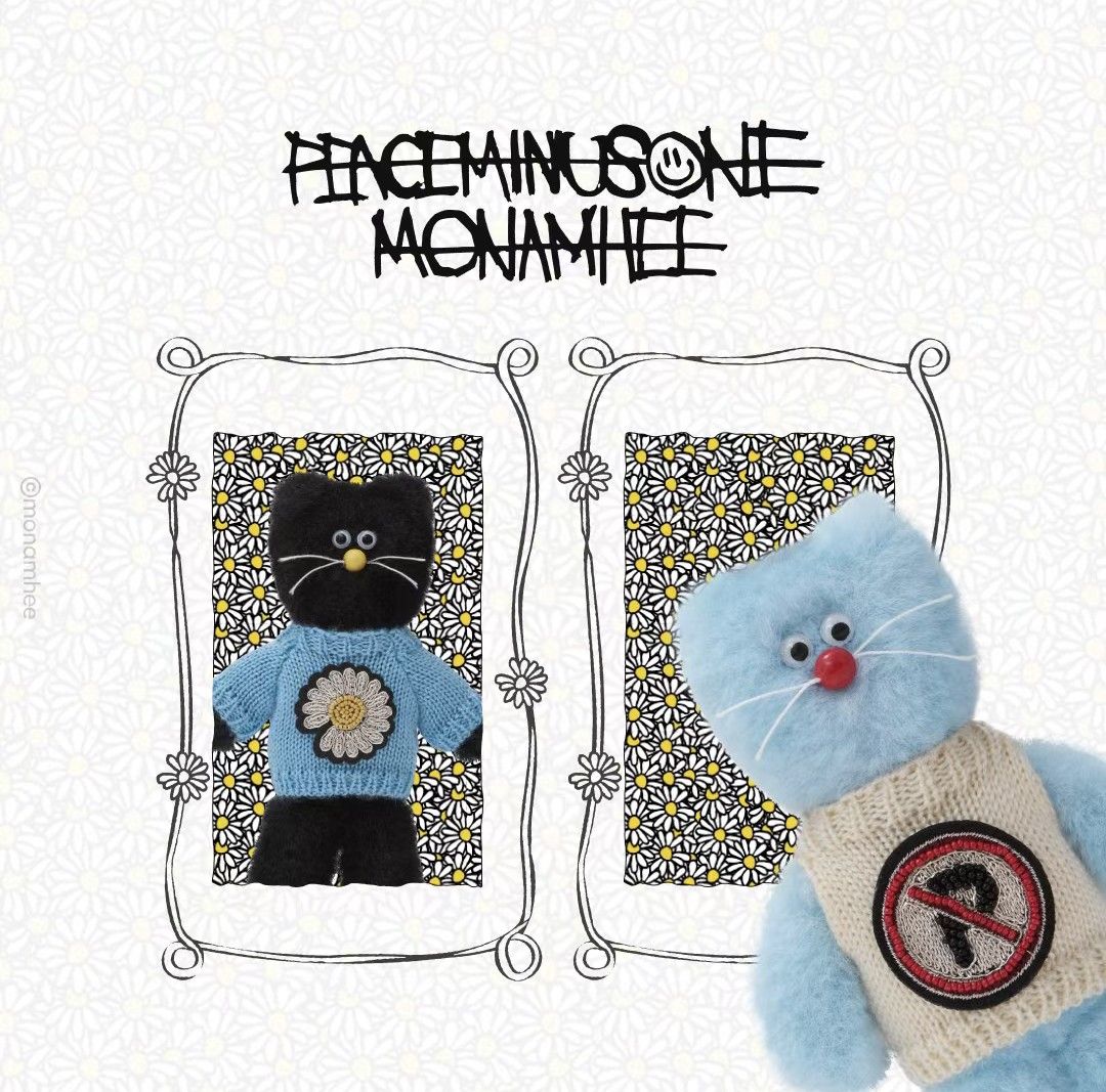 PEACEMINUSONE x MONAHEE モナムヒ G-DRAGON Monamhee x Peaceminusone PLUSH KEYRING / G-DRAGON ,GD