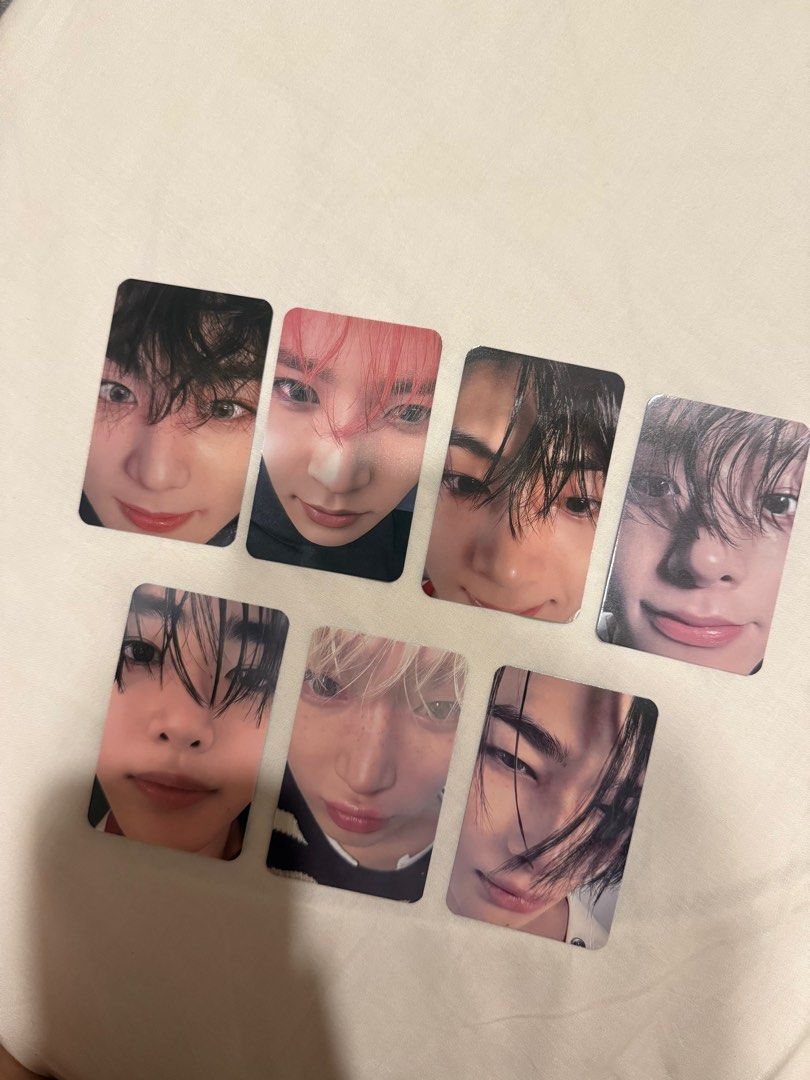 Enhypen Romance Untold Daydream Yzy Shanghai Fansign Photocard Ot7 Set [GO]  WTS ENHYPEN EGG CARD HOLDER