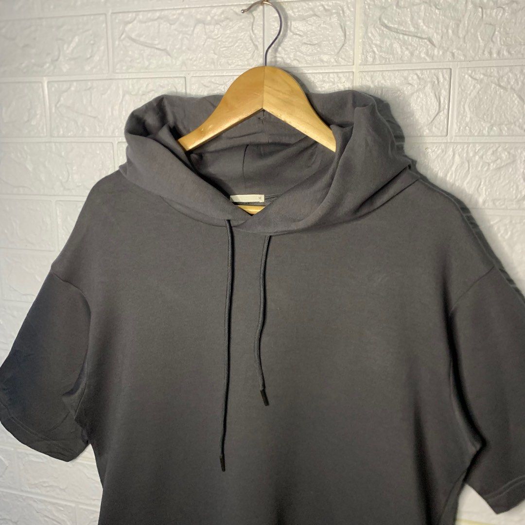 Half sleeve hoodie jacket shop