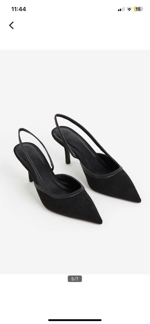 H M slingback kitten heels size 10 Women s Fashion Footwear Heels on Carousell
