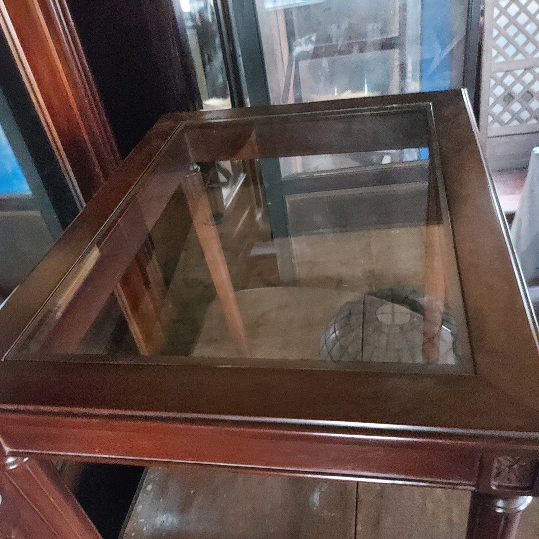 OLD/VINTAGE HEAVY HARDWOOD MINI / SIDE TABLE / COFFEE TABLE (Category: Tables & Sets) located in Manila. Submitted by georgina123place (Listing ID 1342697411, Image 3). Description: OLD/VINTAGE HEAVY HARDWOOD MINI / SIDE TABLE / COFFEE TABLE. SIMPLE & ELEGANT. BEAUTIFUL DESIGN AND STABLE LEGS. GREAT FOR SMALL SPACE LIVING..