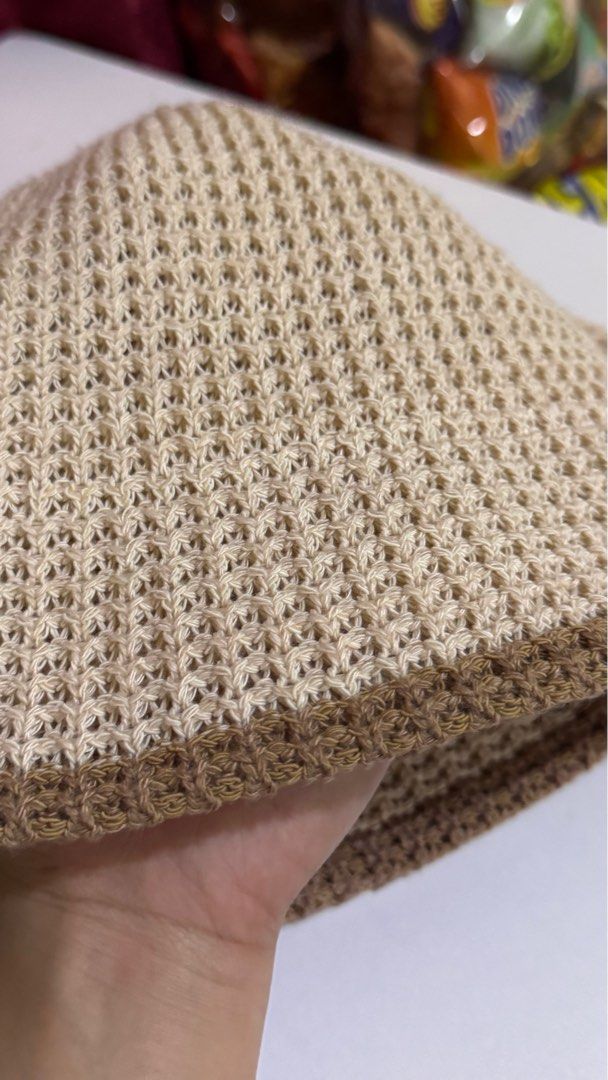 Kultura Knitted Bucket hat (Category: Hats & Beanies) located in Pasig City. Submitted by jennyyy00 (Listing ID 1342780699, Image 3). Description: Selling my once used Kultura knitted bucket hat.