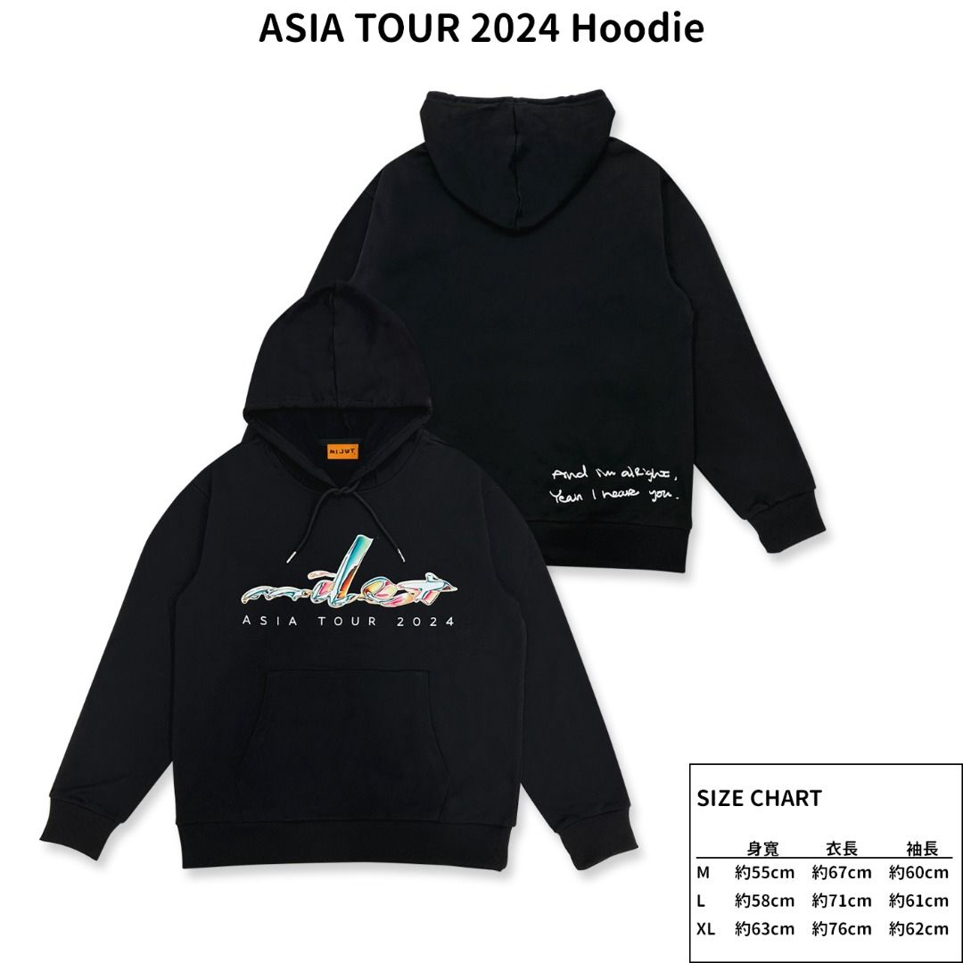 milet Asia Tour 2024 フーディー Lサイズ 高級感 新品未開封】milet XL Hoodie 2024 TOUR ASIA